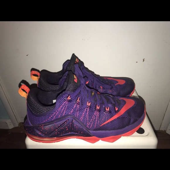 Nike Shoes - Nike Lebron 12 Lows size 10 woman very little ware